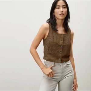 Everlane Eyelet Button Down Tank Size 16